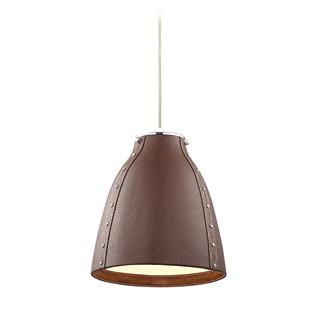 Leather  loftslampe i brun fra Design by Grönlund.